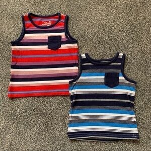 Jumping Beans Striped Tank Tops Set of 2 - 12M